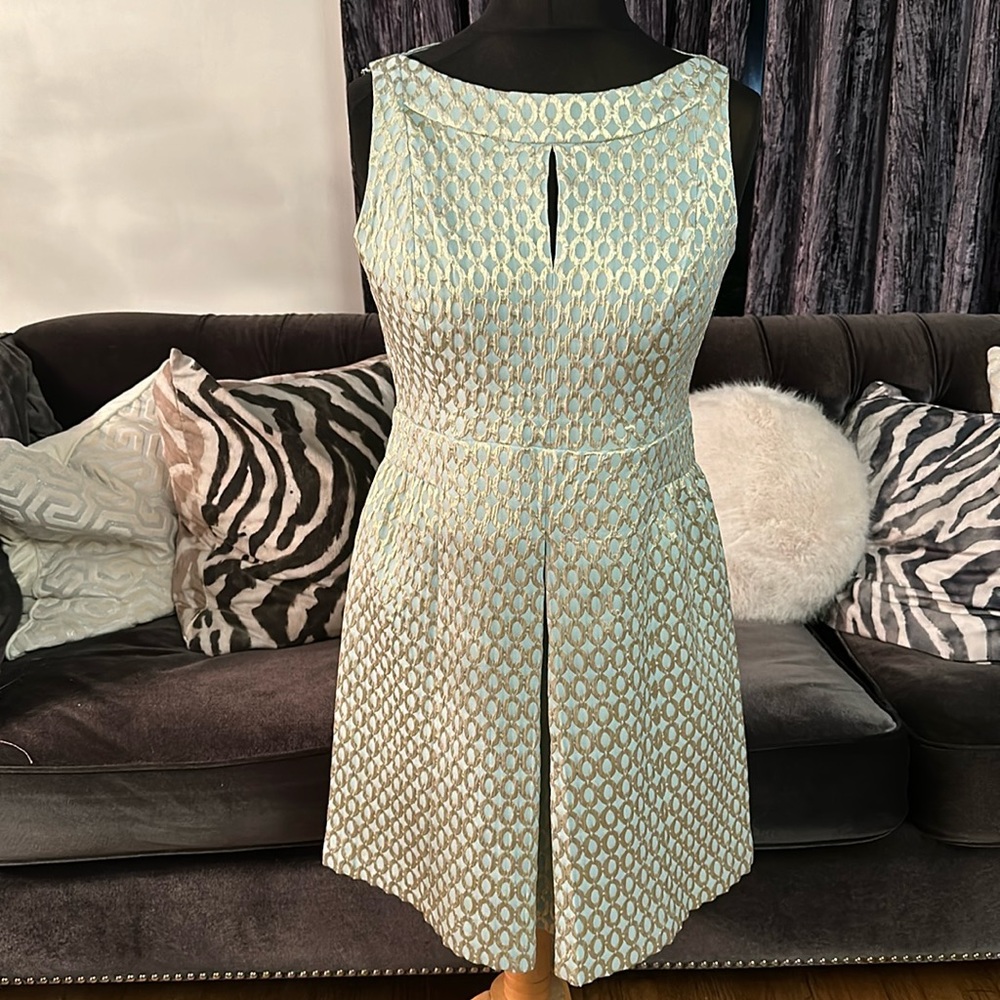Lauren Ralph Lauren gold link dress